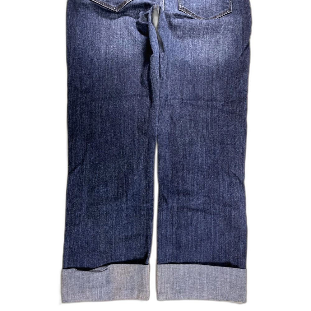 Crop Cuffed Mid Rise Jeans W/8 Liverpool Doheny Dark Blue LN - Picture 13 of 14